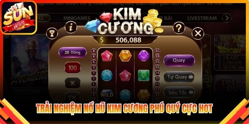 Trải nghiệm Nổ Hũ Kim Cương Phú Quý cực hot